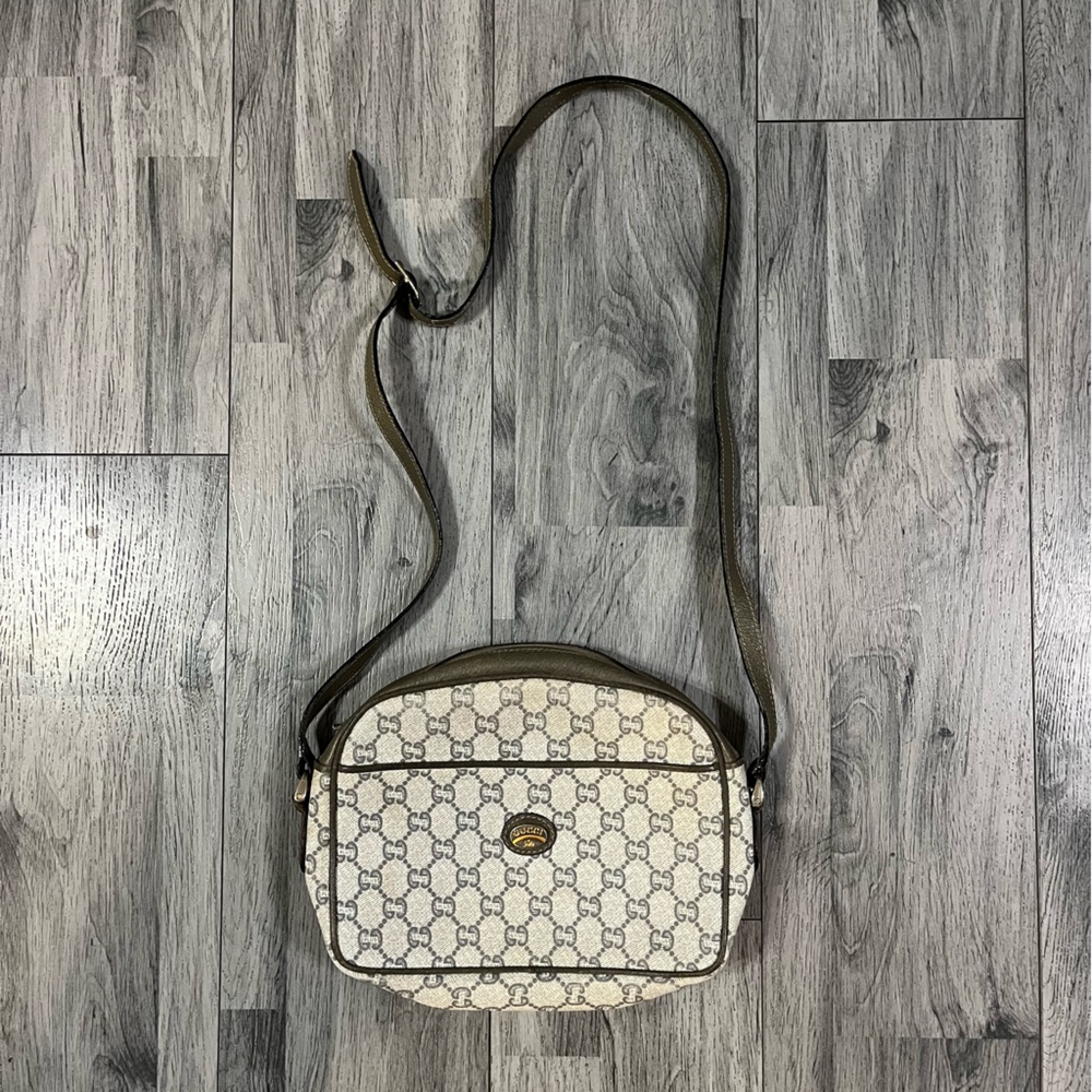 RARE Gucci Plus Authentic Crossbody Bag Supreme GG Monogram - Picture 2 of 11